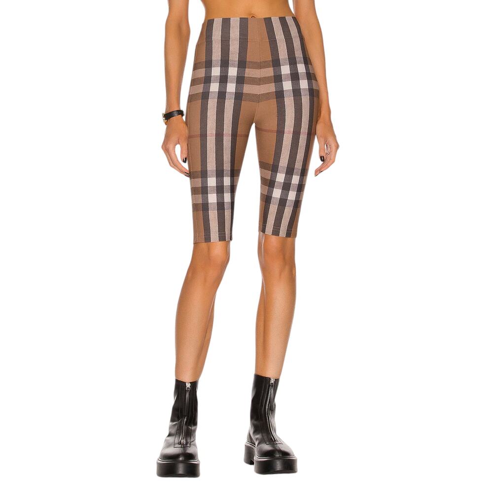 BURBERRY Andrea Check Biker Short XS - Picture 3 of 13